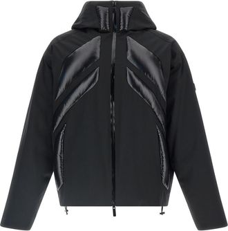 Moncler Black Solid Hood Jacket