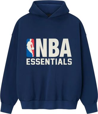 Fear of God Felpa con logo e cappuccio - Blu