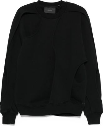 Axel Arigato Linear sweater met uitgesneden details - Zwart