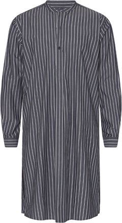 Orlebar Brown Mens Shuman Pinstripe Long Sleeve Shirt In Midnight Navy