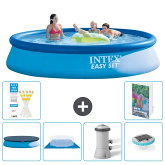 Intex Piscina Easy Set Redonda - 396x84 Cm - 7-piezas S74