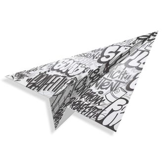 Arte Dal Mondo Adm - Print on Acrylic Paper Airplane Graffiti