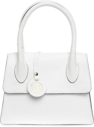 Luisa Vannini Wit Rundleer Tas