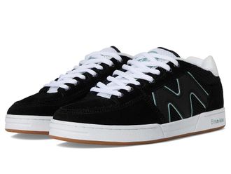 Emerica OG-1 Mens Shoes Black/White/Green : 10.5 D - Medium, Mesh/Suede