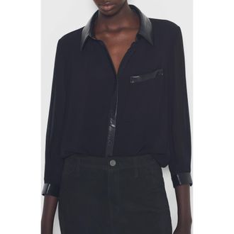 AS by DF Faith Blouse in Black at Nordstrom, Size 3X-Large