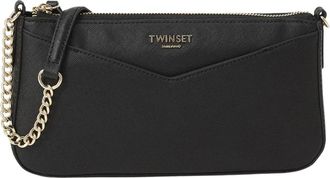 Twinset Mini Tas met Ketting - Dames - Schoudertassen - Zwart - ONE Size - Tassen