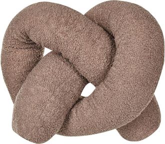 Beliani Beliani - Coj&iacute;n Moderno 172 X 14 Cm Tela Afelpada Almohada M&uacute;ltiples Formas Textil Decoraci&oacute;n Accesorios Sala De Estar Dormitorio Marr&oacute;n Gladiolus