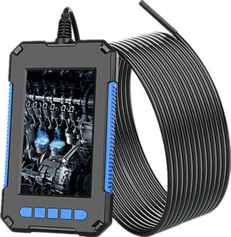 OEM Endoscopio Industrial, C&aacute;mara De Inspecci&oacute;n Digital Hd 1080p, Pantalla De 4,3, C&aacute;mara Impermeable Tipo Serpiente De 5,5 Mm, Con 6 Luces Led, Bater&iacute;a D