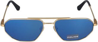 Police Occhiali da sole Polizia SPLF66 249 B Shiny Endura Gold Sandblast o Matt PA /16/145