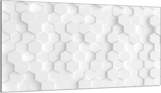 OEM Placa Protectora De Vidrio Para Estufa 90x52 Blanco