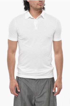 Zanone Solid Cotton Polo Shirt size 46