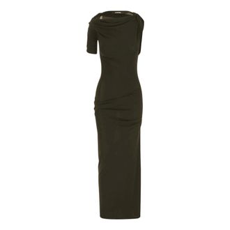 Jacquemus Draped Maxi Dress - female - Jacquemus - Maxi Dresses - Green - S - Dresses