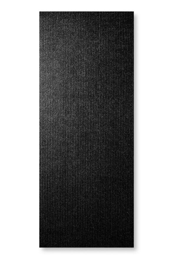 Alfombra de pasillo negra 80x160
