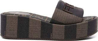 Fendi Sunshine Flatform Sandals-Donna
