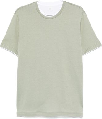 Eleventy cotton T-shirt - men - Cotton - M - Green