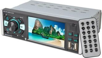 Trade Shop Trade Shop Traesio - Autoradio 1 Din Display Tft 4.1 Stereo 45wx4 Bluetooth Usb Aux Mp3 Media 4051ai