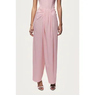 Nocturne Pleated Trousers in Pink at Nordstrom, Size X-Large