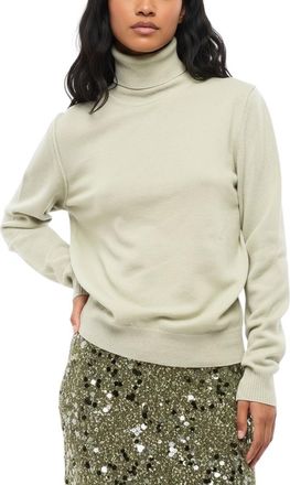 Maison Margiela Off White Turtle Neck Sweater
