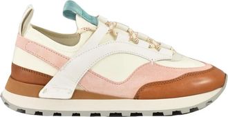 Ferragamo White Leather Sneakers