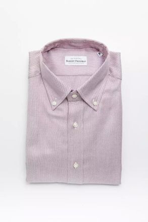 Robert Friedman Red Cotton Mens Mens Shirt
