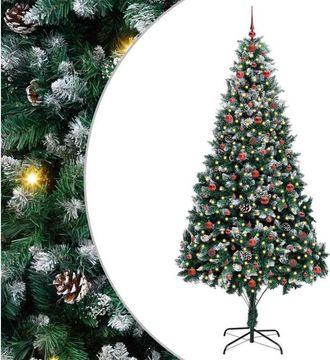 vidaXL &Aacute;rbol De Navidad Artificial Verde 240 Cm Pvc Y Acero Y Pl&aacute;stico Vidaxl