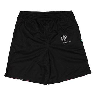 Off-white C/O Virgil Abloh MenS Black Diag Stencil Mesh Shorts OMCI005R191010151028