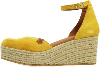 POPA Cantalar - Dames - Sleehakken - Geel - 40 EU - Leer - Schoenen