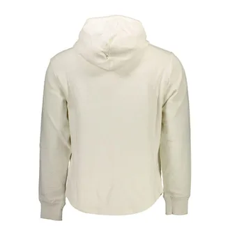 Calvin Klein Logo Embroidery Cotton Sweatshirt - White