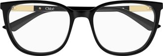 Chlo&eacute; Glasses, unisex, Black, Size: 56 MM Ch0370Ol Optical Frame