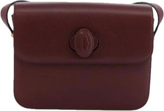Cartier Pre-owned Cross Body Bags, female, Red, Size: ONE SIZE Pre-owned Vintage Shoulder Bag