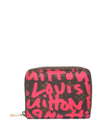 Louis Vuitton Portafoglio con monogramma e zip 2008 - Marrone