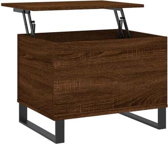 vidaXL Vidaxl - Coffee Table Brown Oak 60x44.5x45 cm Engineered Wood
