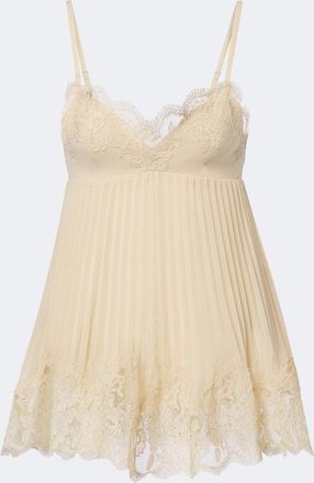 Zimmermann Lace-trimmed chiffon camisole