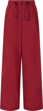 TOMBOY Pantaloni a gamba ampia con coulisse - Rosso