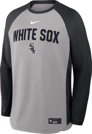 Nike Chicago White Sox Authentic Collection Nike Mens Dri-FIT Pullover Crew in Grey | 04H2089XRX-7PG