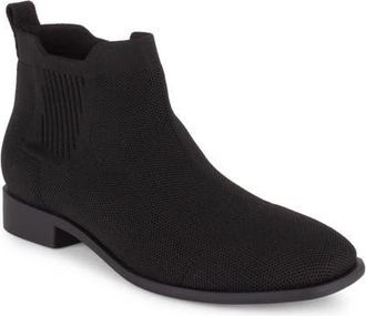 Elie Tahari Roundabout Knit Bootie in Black at Nordstrom, Size 7.5