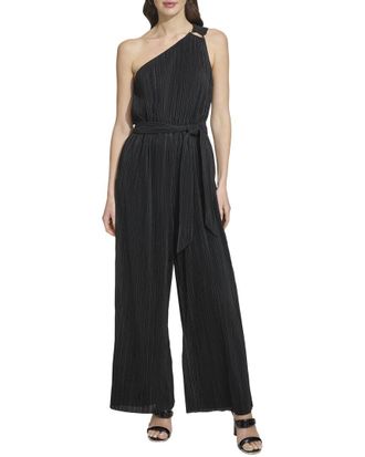 DKNY One Shoulder Plisse Pant