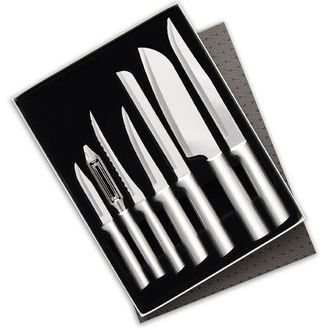 Rada 7 Piece Knife Starter Set with Gift Box in Silver at Nordstrom