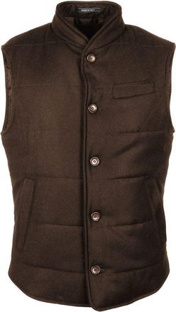 Made in Italy Wool Sleveless Mens Jacket