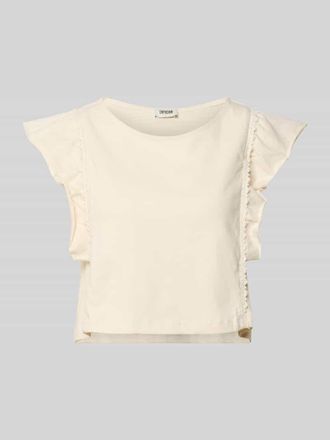 Drykorn Drykorn T-Shirt mit Schmetterlings&auml;rmeln Modell MIRIEL in Ecru, Gr&ouml;&szlig;e XL