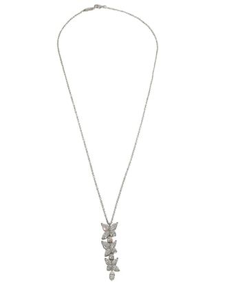 Tiffany & Co. Victoria Mixed Cluster Drop Platinum 2.12 ct. tw. Diamond Pendant (Authentic Pre-Loved)