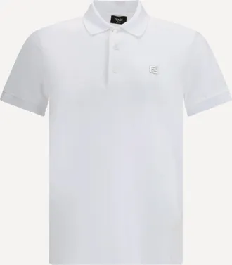 Fendi Polo a maniche corte in cotone Man M