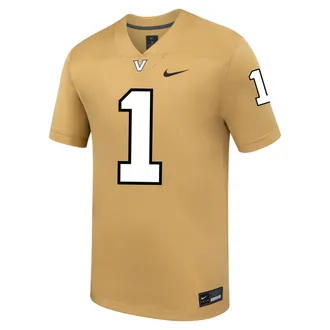 Nike Vanderbilt Nike Mens College Untouchable Game Jersey in Brown | P31811J371VDUN-TGD