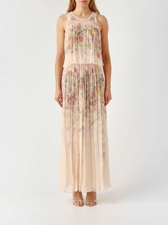 Twinset Abito lungo Twinset in cr&ecirc;pe con stampa floreale