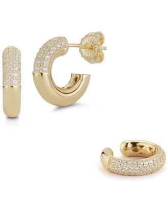 Glaze Jewelry Silver CZ Set of Earrings