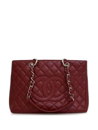 Chanel 2008-2009 Caviar Grand Shopping tote bag - women - Caviar Leather - One Size - Red