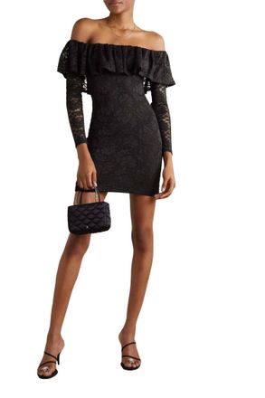 Caroline Constas Alessia Mini Dress In Black