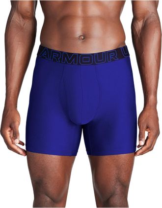 Under Armour Boxershorts voor heren met Performance Tech-technologie (Koningsblauw/Staal/Navy)
