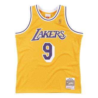 Mitchell & Ness x NBA Los Angeles Lakers 1996-97 Swingman Jersey Nick Van Exel 9 SMJYLG19014-LALLTGD96NVE