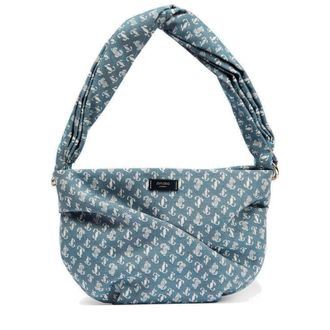 Jimmy Choo London Ladies Bonny Blue Denim Shoulder Bag